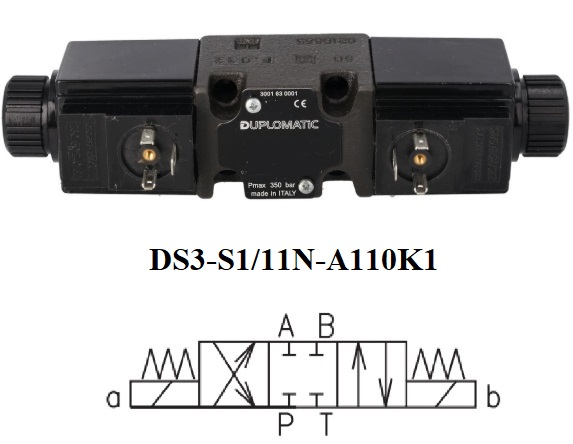 Аналог гидрораспределителя DS3-S1/11N-A110K1