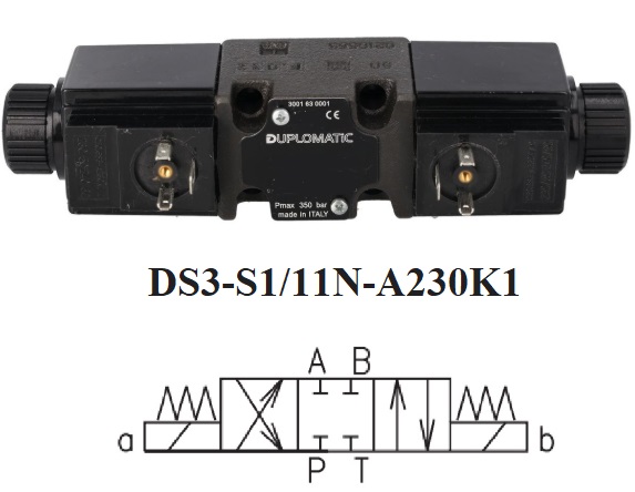 Аналог гидрораспределителя DS3-S1/11N-A230K1