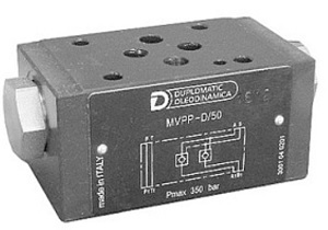 MVPP-D Гидрозамок в линиях A и B модульный монтаж CETOP 03 в линиях A и B