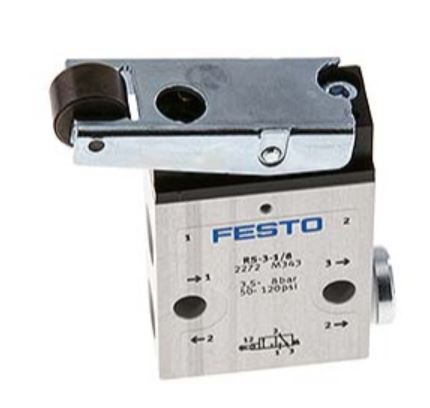 Аналог пневмораспределитель с роликовым рычагом Festo RS-3-1/8