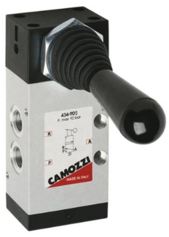 Аналог пневмораспределитель с ручным управлением Camozzi 434-905