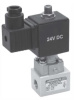 Клапан с электромагнитным управлением прямого действия, вход G1/4", выхлоп G1/8", 3/2 нормально открытый, Ду 1,2 мм, 20бар, ручное дублирование, 24VDC