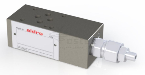 Предохранительный клапан модульного монтажа CETOP 3, B-T, 25-125бар