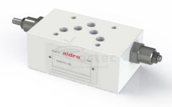 Дроссель модульного монтажа CETOP 5 в линии A, 320 бар.