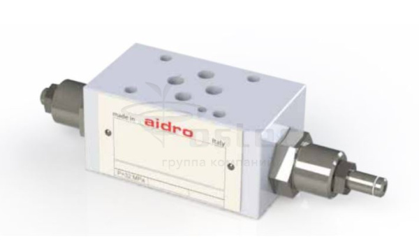 Дроссель модульного монтажа CETOP 3 в линии B, рег. на входе, 320 бар.