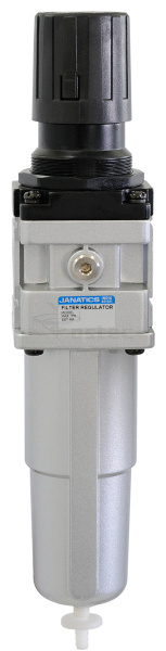 Фильтр-регулятор, 1/2, 40мкм, металлическая колба, автоматический слив, 10бар